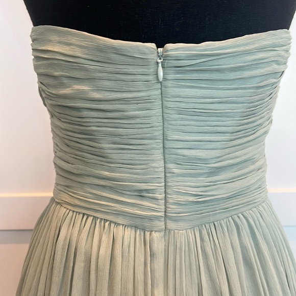 J. CREW 100% SILK Strapless Dress in Seafoam Green - Picture 5 of 8